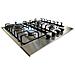 Piano cottura da Incasso a Gas 4 fuochi 60cm Inox L848X - Foto miniatura 4