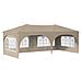 Tenda per feste a pop-up 575 x 288 x 245 cm Crema - Foto miniatura 1