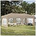 Tenda per feste a pop-up 575 x 288 x 245 cm Crema - Foto miniatura 2