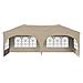 Tenda per feste a pop-up 575 x 288 x 245 cm Crema - Foto miniatura 5