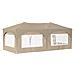 Tenda per feste a pop-up 575 x 288 x 245 cm Crema - Foto miniatura 7