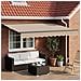 Cornice per Tenda Manuale con LED Beige e Antracite 3,5 x 2 m - Foto miniatura 2
