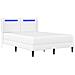 Struttura letto con materasso Bianco 120 x 190 cm Similpelle - Foto miniatura 5