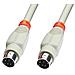 Cavo per trasferimento dati - PS / 2 - 3 m - 1 x Mini-DIN (PS / 2) Maschio - 1 x Mini-DIN (PS / 2) Maschio - Grigio - Foto miniatura 1