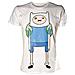Adventure Time - Finn Print White (T-Shirt Unisex Tg. S)  - Foto miniatura 1