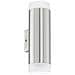 Lampada A Led Da Parete Esterna Riga 6 W Argento 92736 - Foto miniatura 1