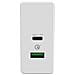 Caricabatterie da Rete Universale ProPower con 2 Porte USB 30 W Colore Bianco - Foto miniatura 2