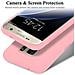 Custodia Compatibile Con Samsung Galaxy S7 In Liquid Rosa - Coperchio Protettivo In Silicone Tpu Flessibile - Foto miniatura 7