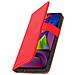 Custodia Samsung Galaxy M51 Portafoglio Supporto Video Soft Touch Rosso - Foto miniatura 2