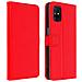 Custodia Samsung Galaxy M51 Portafoglio Supporto Video Soft Touch Rosso - Foto miniatura 1