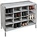 Scarpiera 16 Scomparti Domopak Living 81x35x66cm Grigio - Foto miniatura 1