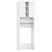 Mobile per Lavatrice Bianco 64x25,5x190 cm - Foto miniatura 1