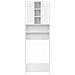 Mobile per Lavatrice Bianco 64x25,5x190 cm - Foto miniatura 5