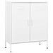 Armadietto Bianco 80x35x101,5 Cm In Acciaio - Foto miniatura 1