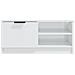 Mobili Porta Tv 2pz Bianco Lucido 80x35x45 Cm Legno Multistrato - Foto miniatura 4
