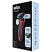 Rasoio Series 6 61-R1000s Ricaricabile Wet&Dry con Custodia da Viaggio Colore Nero / Rosso - Foto miniatura 2