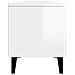 Mobile Porta Tv Bianco Lucido 180x31,5x40 Cm Legno Multistrato - Foto miniatura 8