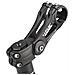 Attacco Manubrio Regolabile Per Bici Da Strada, Mountain Bike Black 31.8 X 90 Mm - Foto miniatura 3