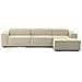 Divano Fisso Raffaella, Divano Componibile A 4 Posti Con Penisola Destra, 100% Made In Italy, Sofà Moderno In Tessuto, Cm 340x170h70, Beige - Foto miniatura 3