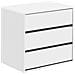 Cassettiera Newport a 3 Cassetti, 60x44 h57 Cm, Colore Bianco - Foto miniatura 2