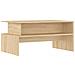 Tavolino Salotto Rovere Sonoma 90x55x42,5 Cm Legno Multistrato - Foto miniatura 2