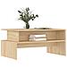 Tavolino Salotto Rovere Sonoma 90x55x42,5 Cm Legno Multistrato - Foto miniatura 3