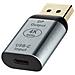 Adattatore Video Da Usb-c Femmina A Displayport Maschio Compatto - Foto miniatura 1