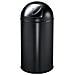 Pattumiera Con Coperchio A Pressione 40 L Nero Opaco - Foto miniatura 2