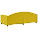Letto Da Giorno Giallo 90x200 Cm In Velluto - Foto miniatura 4