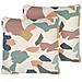 Set Di 2 Cuscini Fothergilla 45 X 45 Cm Multicolore Trama Astratta - Foto miniatura 6