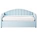 Letto Estraibile Velluto Eyburie 90 X 200 Cm Azzurro - Foto miniatura 9