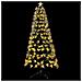Albero di natale Luminoso 60cm con Luci LED Fibra Ottica Bianco Caldo - Foto miniatura 4