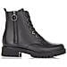 Black Casual Closed Booties Stivaletti Pelle Scarpe Donna Nero Eu 40, D8671-01 - Foto miniatura 1