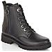 Black Casual Closed Booties Stivaletti Pelle Scarpe Donna Nero Eu 40, D8671-01 - Foto miniatura 2