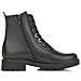 Black Casual Closed Booties Stivaletti Pelle Scarpe Donna Nero Eu 40, D8671-01 - Foto miniatura 3