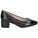Black Comb Elegant Closed Formal Scarpe Eleganti Pelle Scarpe Donna Nero Eu 38, 9-22305-42-019 - Foto miniatura 2