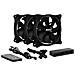 Kit ventola da 120 mm ECLIPSE12PRO 3 pezzi Colore Nero - Foto miniatura 4