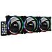 Kit ventola da 120 mm ECLIPSE12PRO 3 pezzi Colore Nero - Foto miniatura 2
