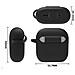 Custodia Protettiva In Silicone Per Airpods Black  Le Migliori Cuffie Apple - Foto miniatura 4