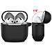 Custodia Protettiva In Silicone Per Airpods Black  Le Migliori Cuffie Apple - Foto miniatura 5