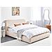 Letto Contenitore Bouclé Blagnac 160 X 200 Cm Beige Chiaro - Foto miniatura 1