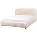 Letto Contenitore Bouclé Blagnac 160 X 200 Cm Beige Chiaro - Foto miniatura 6