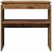 Tavolino Consolle Legno Antico 80x30x80 Cm In Truciolato - Foto miniatura 7