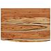 Mensola A Muro 70x40x2,5cm Rettangolare Legno Acacia Bordi Vivi - Foto miniatura 2