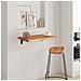 Mensola A Muro 70x40x2,5cm Rettangolare Legno Acacia Bordi Vivi - Foto miniatura 1