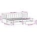 Letto Estraibile con Cassetti senza Materasso Bianco 90x200 cm - Foto miniatura 7