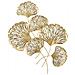 Decorazione In Metallo 3d Foglia 28 - Oro - Metallo - 75x5,5x101 Cm - Foto miniatura 1