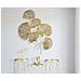 Decorazione In Metallo 3d Foglia 28 - Oro - Metallo - 75x5,5x101 Cm - Foto miniatura 8