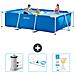 Piscina Fuori Terra - Rettangolo - 300x200x75 Cm - Blu - Include Accessori Coordinati Cb82 - Foto miniatura 1