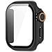 Custodia Protettiva Per Apple Watch - Pc Rigido E Vetro Temperato Black 42 Mm - Foto miniatura 5